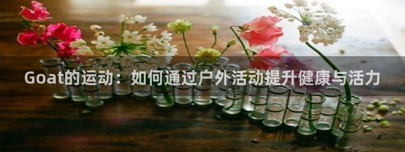 Goat的运动：如何通过户外活动提升健康与活力